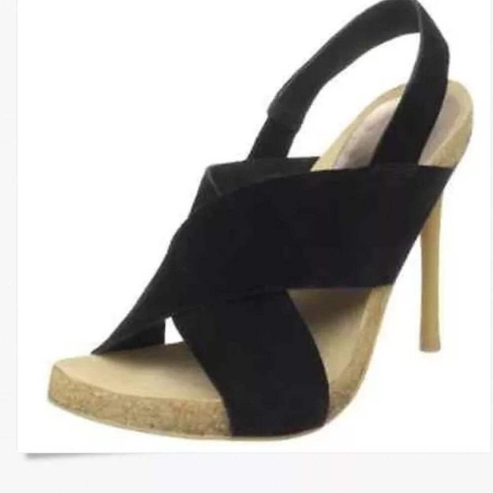 Steven by Steve Madden Calvin Black Suede 7 Ultra High